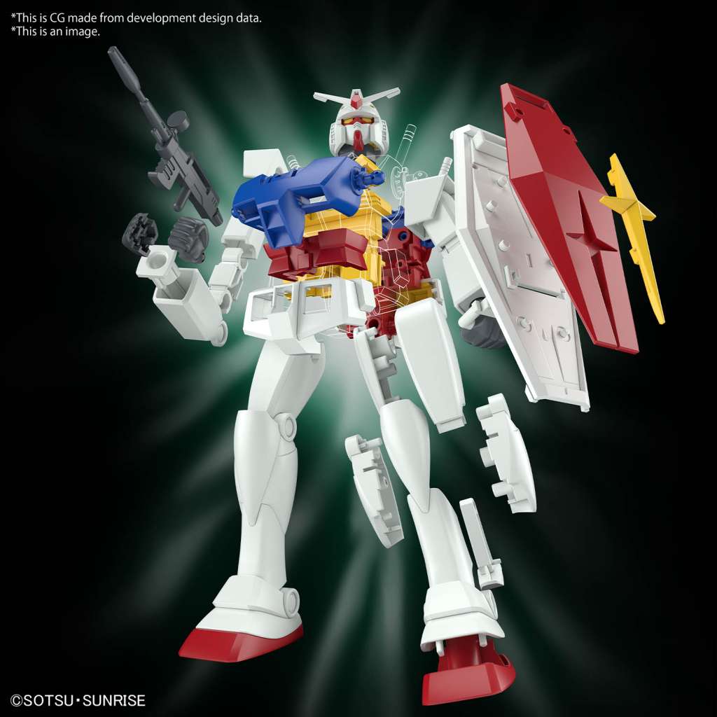 Best Mecha Collection 1/144 RX-78-2 Gundam Revival ver Bandai Model Kit Gunpla