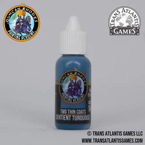 Two Thin Coats Sentient Turquoise 15ml Paint Duncan Rhodes Painting Academy