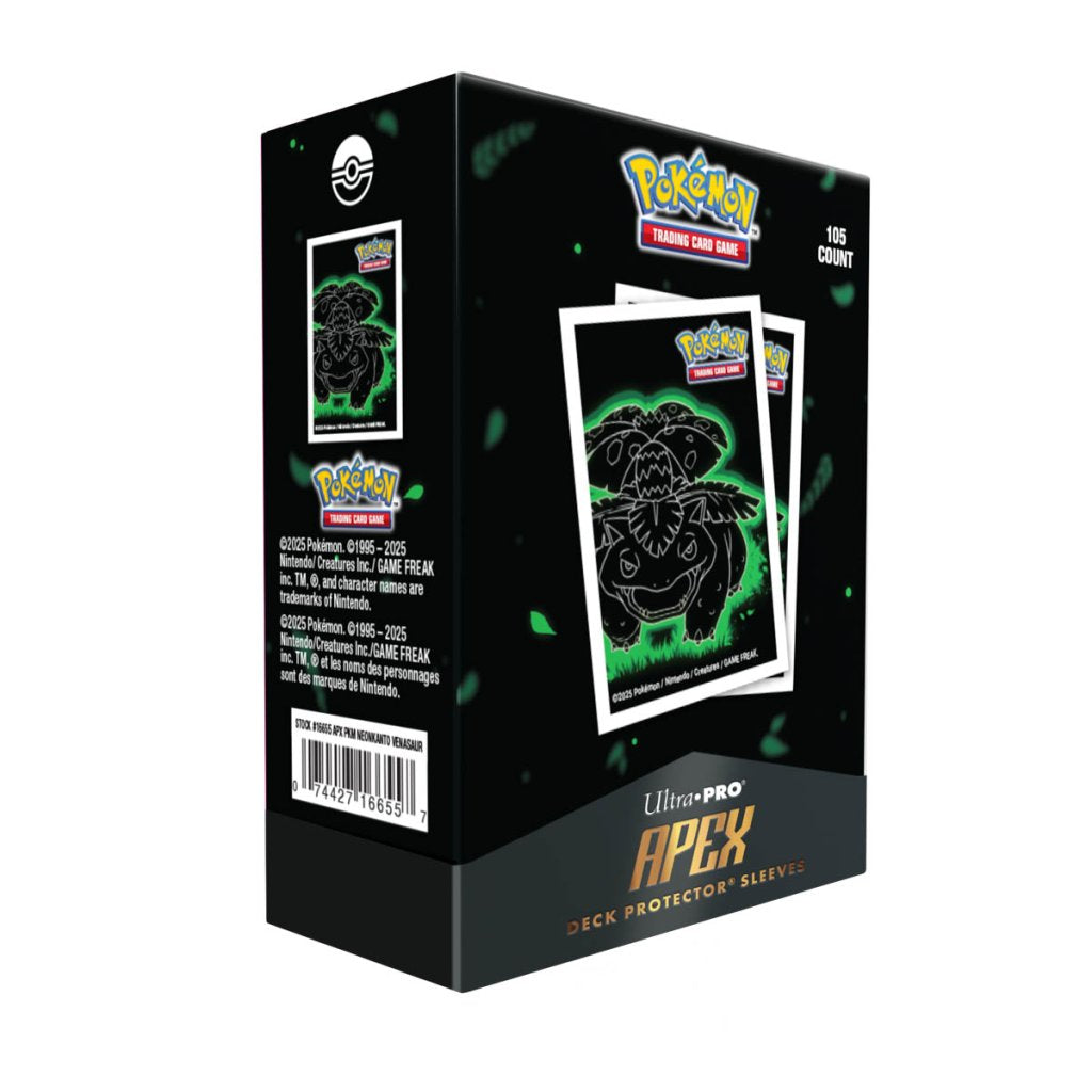 Pokémon Neon Kanto Apex Deck Protector Sleeves - Venusaur (105ct) (Pre-Order)