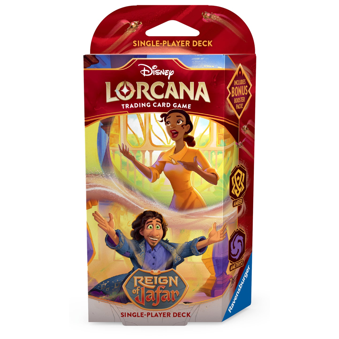 Disney Lorcana: Reign of Jafar Starter Deck - Amber & Amethyst (Tiana and Bruno)