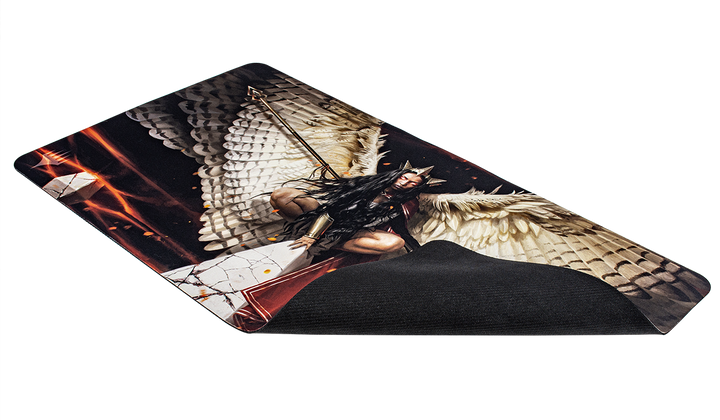 MARCH OF THE MACHINE KASLA, THE BROKEN HALO STANDARD GAMING PLAYMAT FOR MAGIC: THE GATHERING