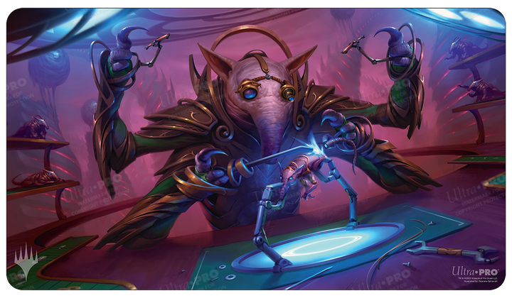 MARCH OF THE MACHINE GIMBAL, GREMLIN PRODIGY STANDARD GAMING PLAYMAT FOR MAGIC: THE GATHERING