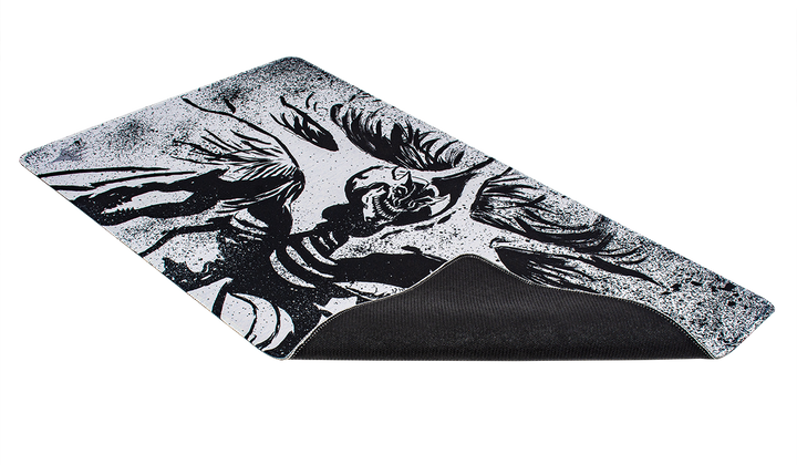 MARCH OF THE MACHINE VORINCLEX BLACK STITCHED STANDARD GAMING PLAYMAT FOR MAGIC: THE GATHERING