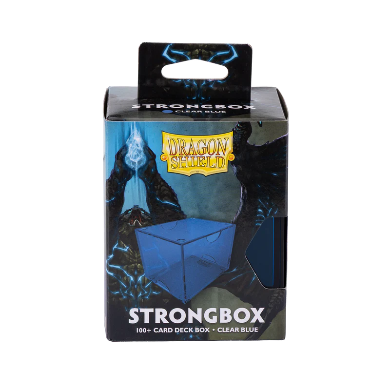 Dragon Shield Strongbox 100+ Card Deck Box - Clear Blue