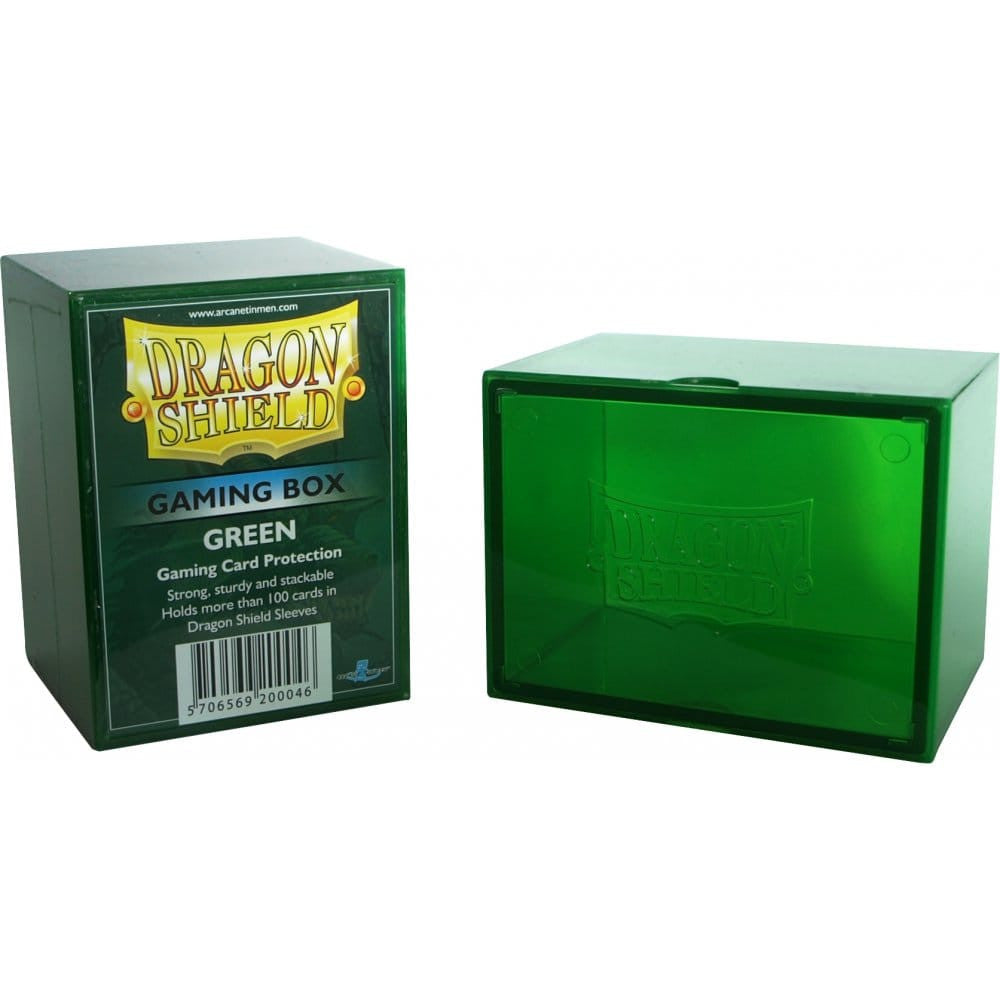 Dragon Shield Strongbox 100+ Card Deck Box - Clear Green
