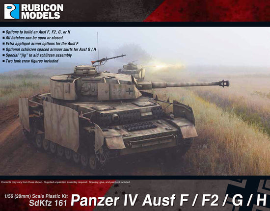 280077 - Panzer IV Ausf F/F2/G/H - Rubicon Models Ltd