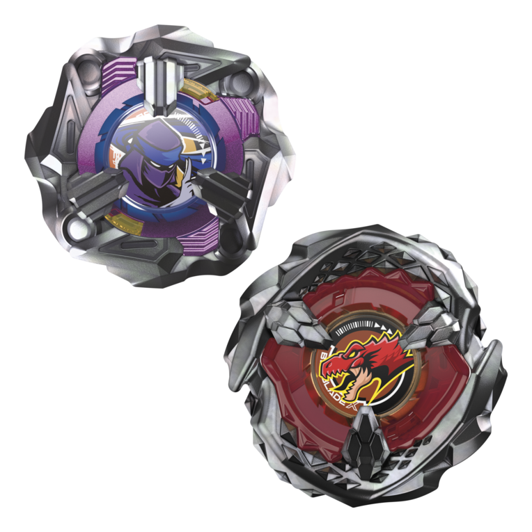Beyblade X – Dual Pack Set – Beat Tyranno 4-70Q & Knife Shinobi 4-80HN