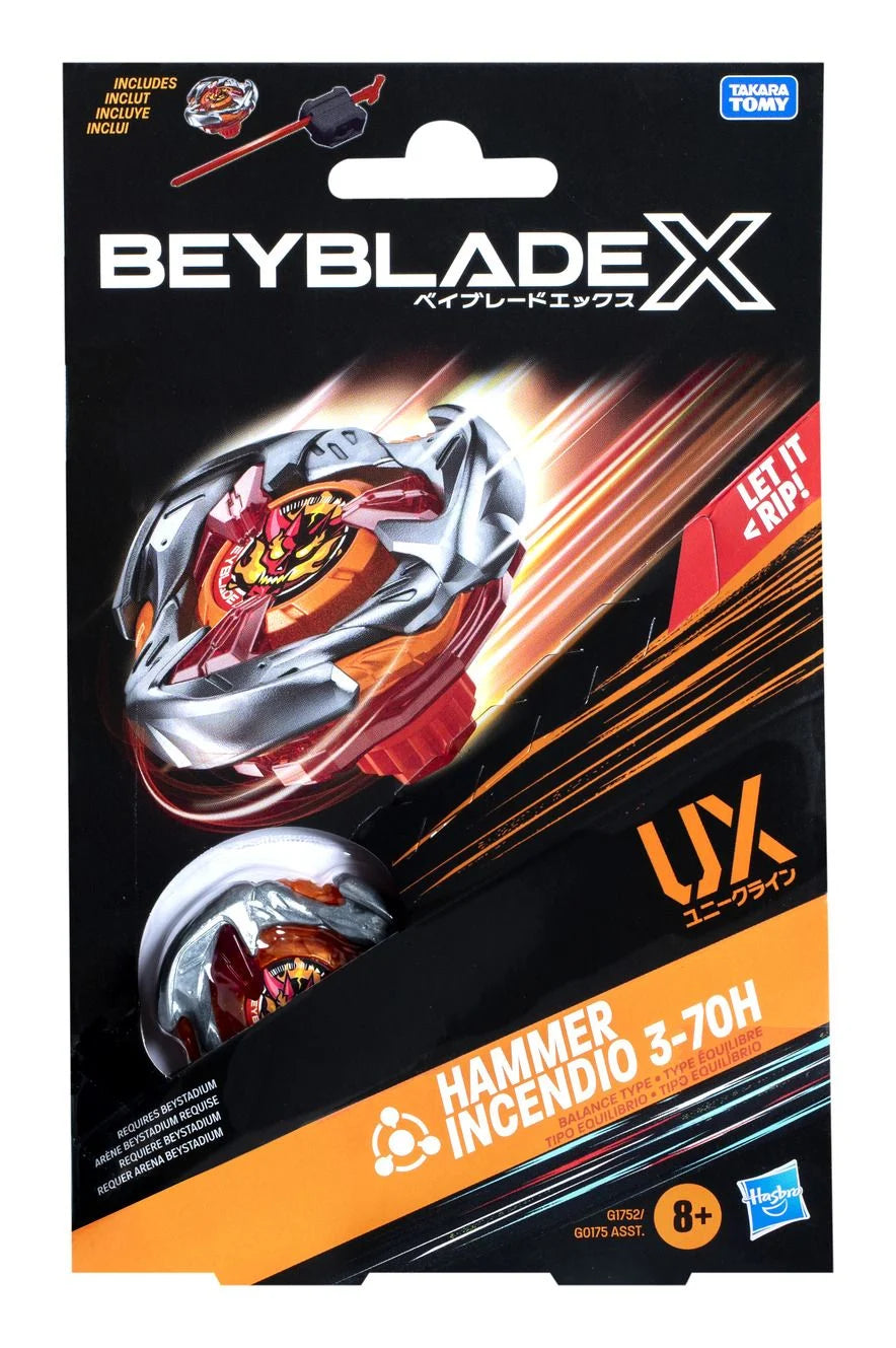 Beyblade X - Starter Pack Set - Hammer Incendio 3-70H