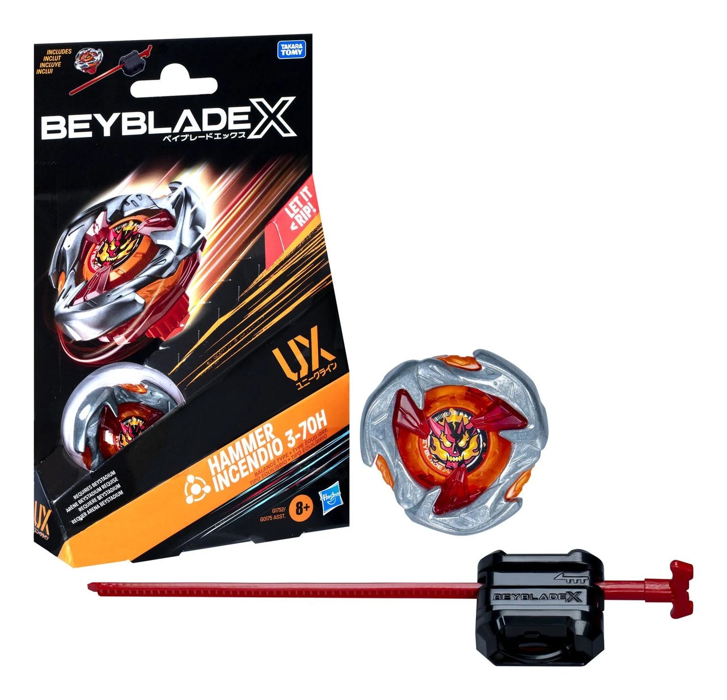 Beyblade X - Starter Pack Set - Hammer Incendio 3-70H