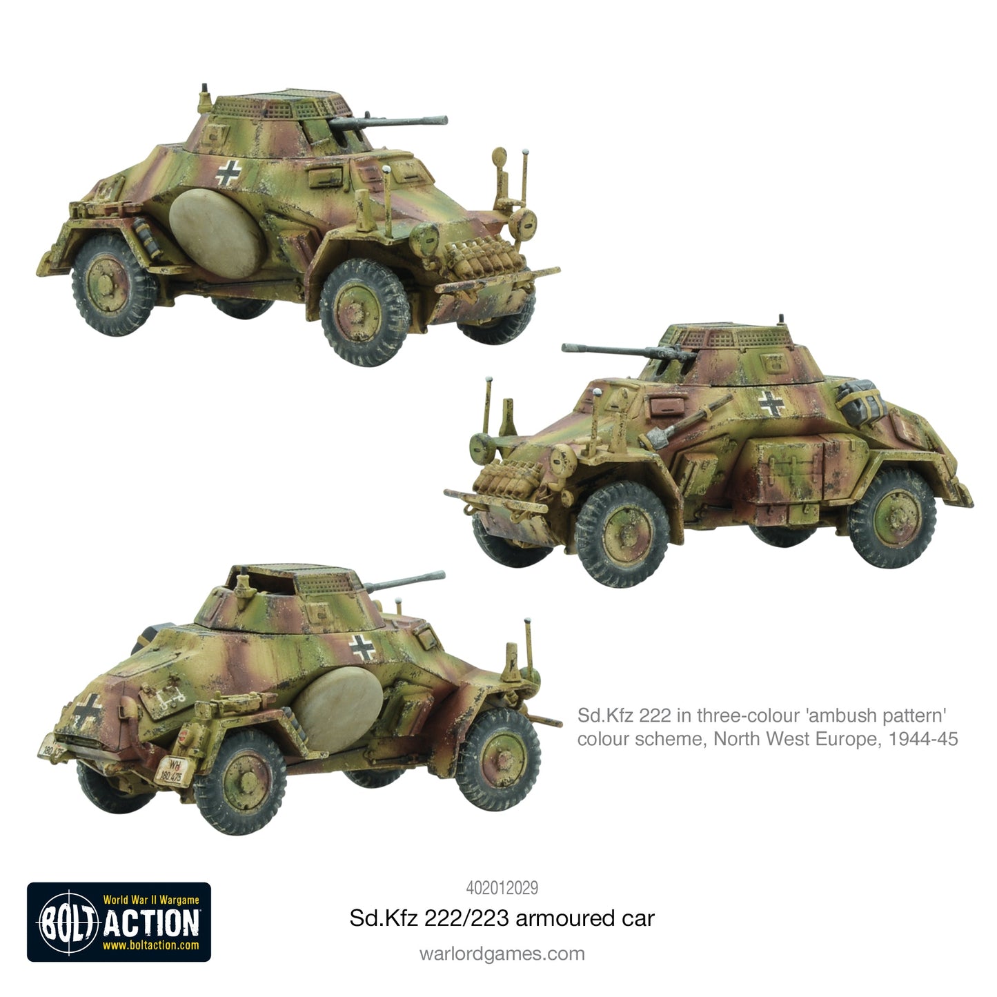 Sd.Kfz 222/223 armoured car Bolt Action