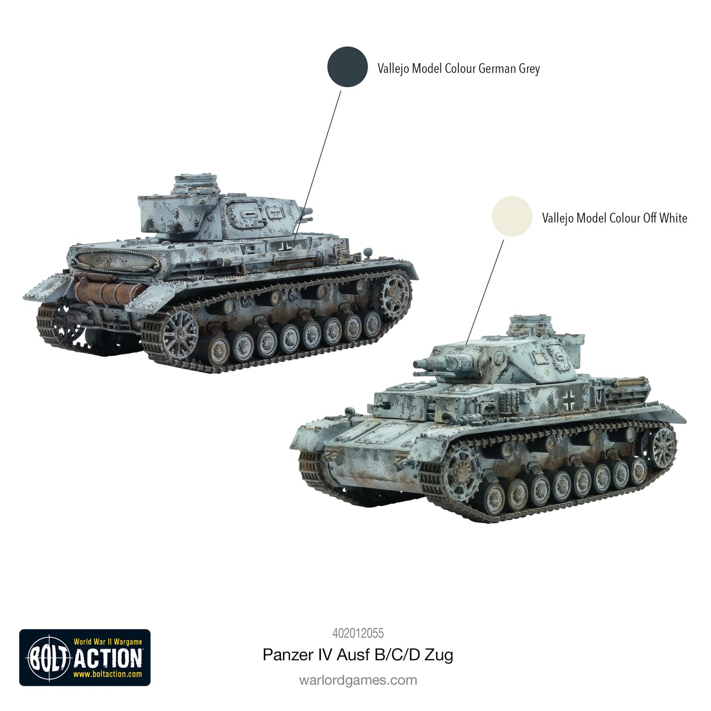 Bolt Action Panzer IV Ausf. B/C/D Zug