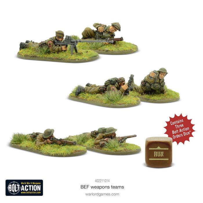 Bolt Action BEF weapons teams