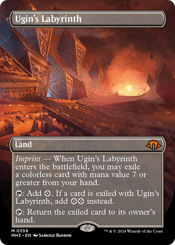 Ugin's Labyrinth (Borderless) [Modern Horizons 3]