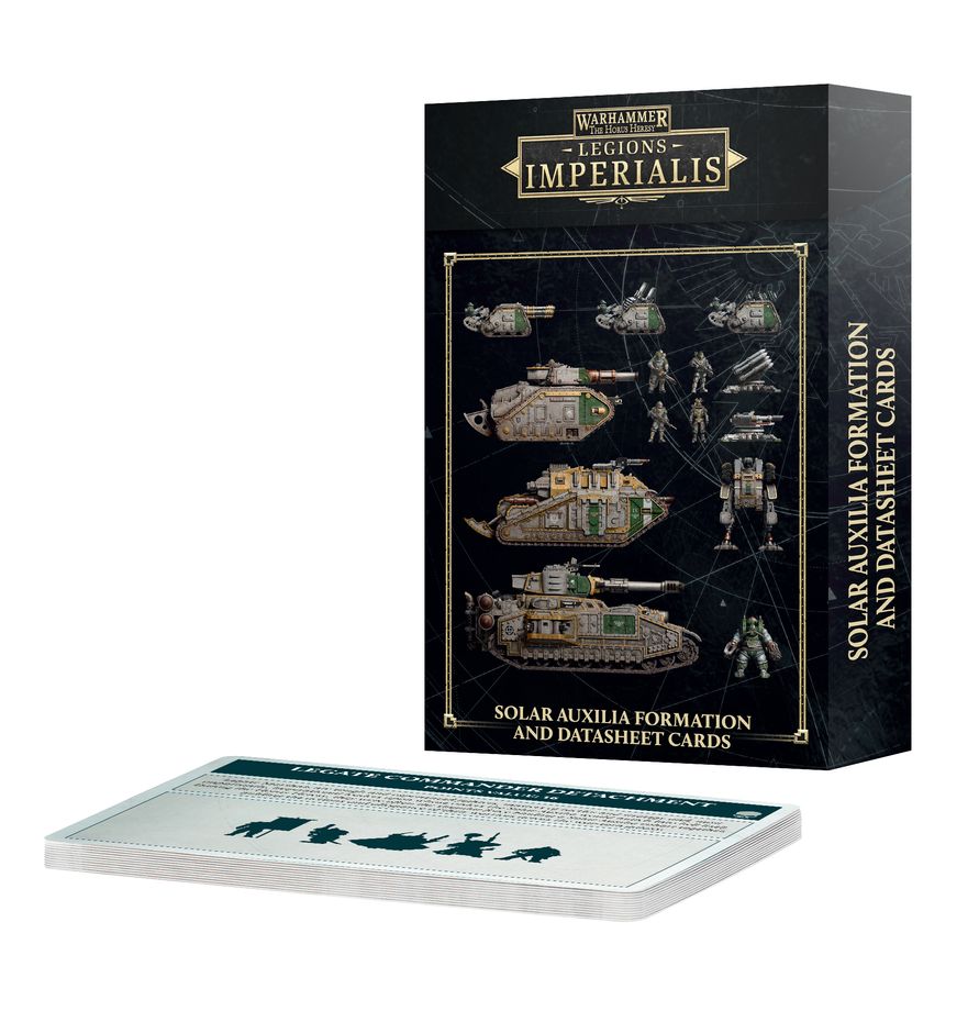 Solar Auxilia Formation and Datasheet Cards (D)