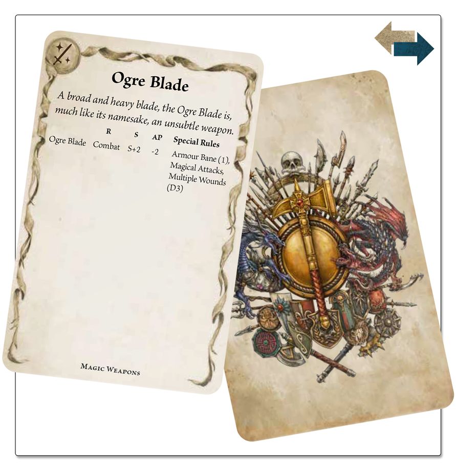 THE OLD WORLD: COMMON MAGIC ITEMS REFERENCE CARD PACK (D)