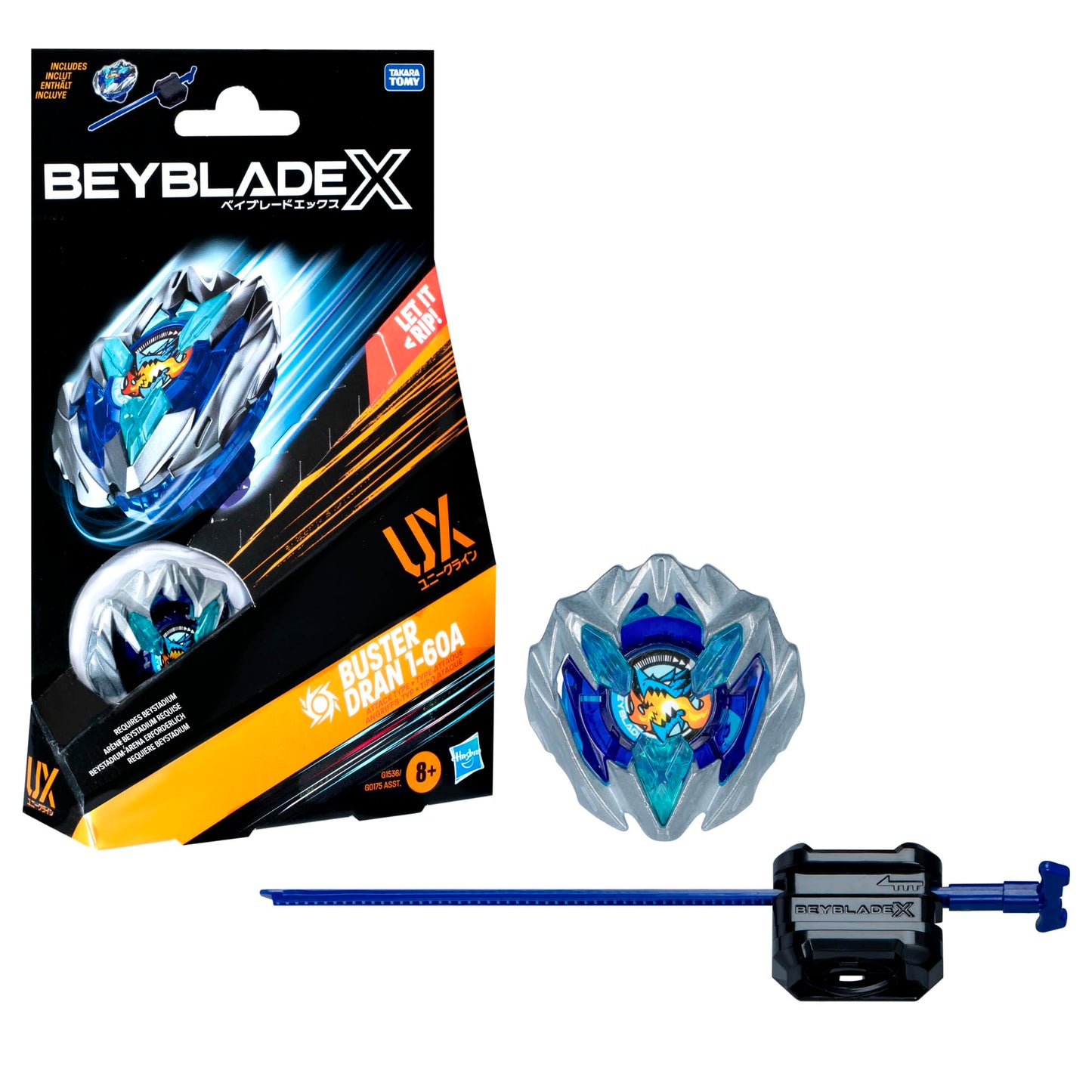 Beyblade X - Starter Pack Set - Buster Dran 1-60A Ux