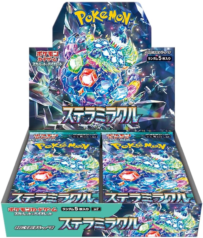 Japanese Pokemon TCG Scarlet Violet Stellar Miracle SV7 Sealed Booster Lvl Up Gaming UK Japanese Pokemon TCG Scarlet Violet Stellar Miracle SV7 Sealed Booster Lvl Up Gaming UK