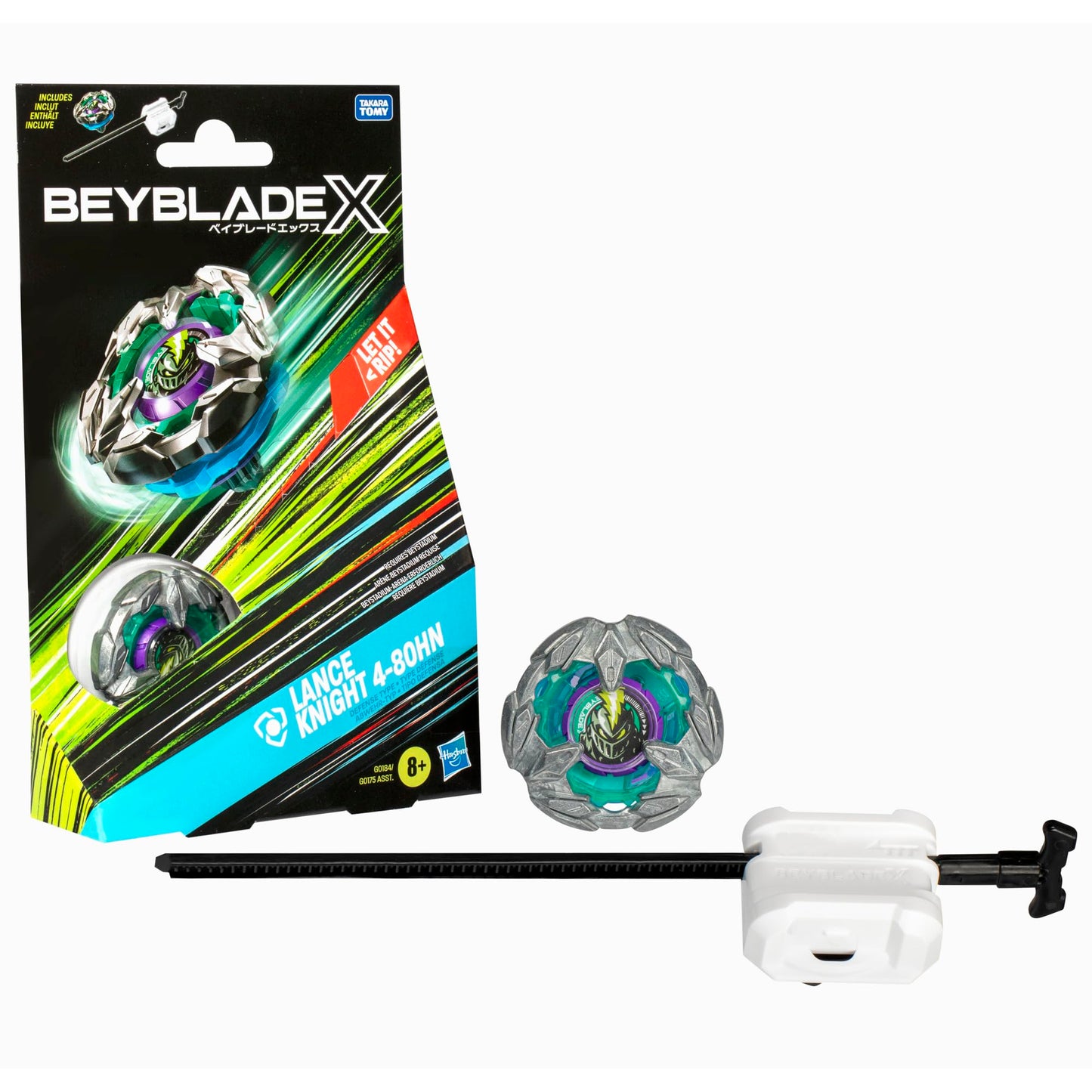 Beyblade X - Starter Pack Set - Lance Knight 4-80HN Defense