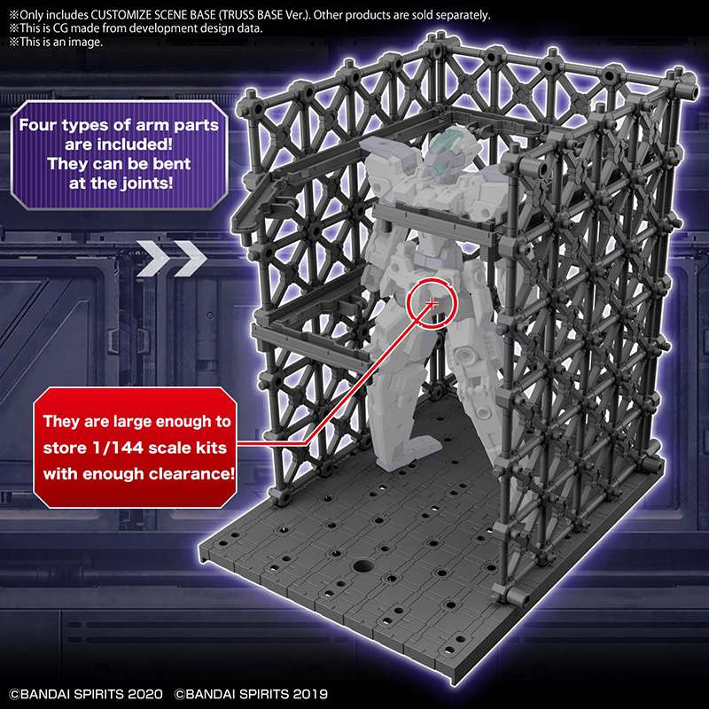 Customize Scene Base Truss Base ver Hanger Bandai Model Kit Gunpla