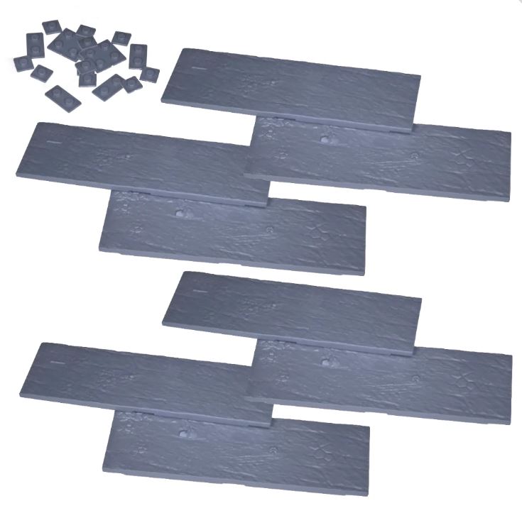 Kings of War Modular Plastic Base Set (120x40) x 8