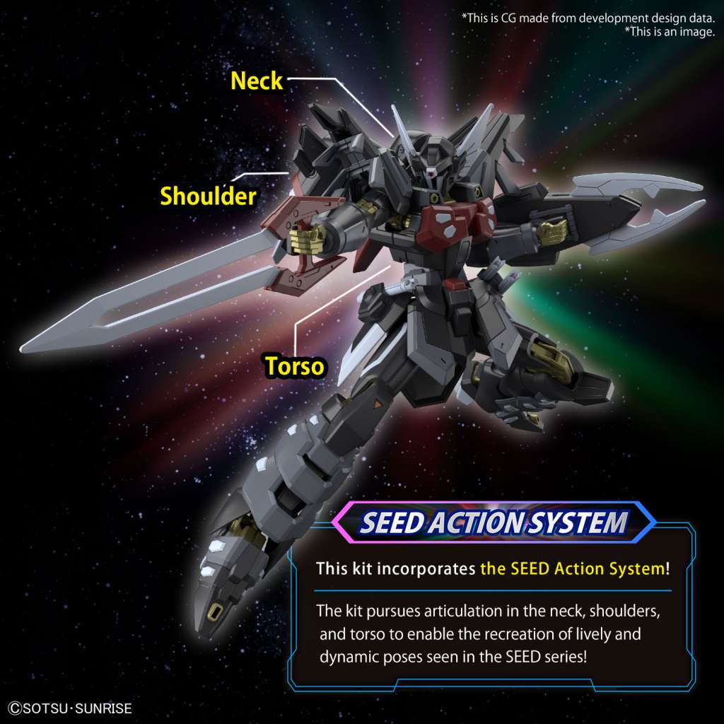 HG Black Knight Squad Shi Ve A 1/144 Bandai Model Kit Gunpla