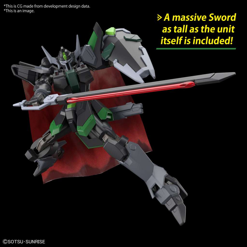 HG Black Knight Squad Rud Ro A 1/144 Bandai Model Kit Gunpla