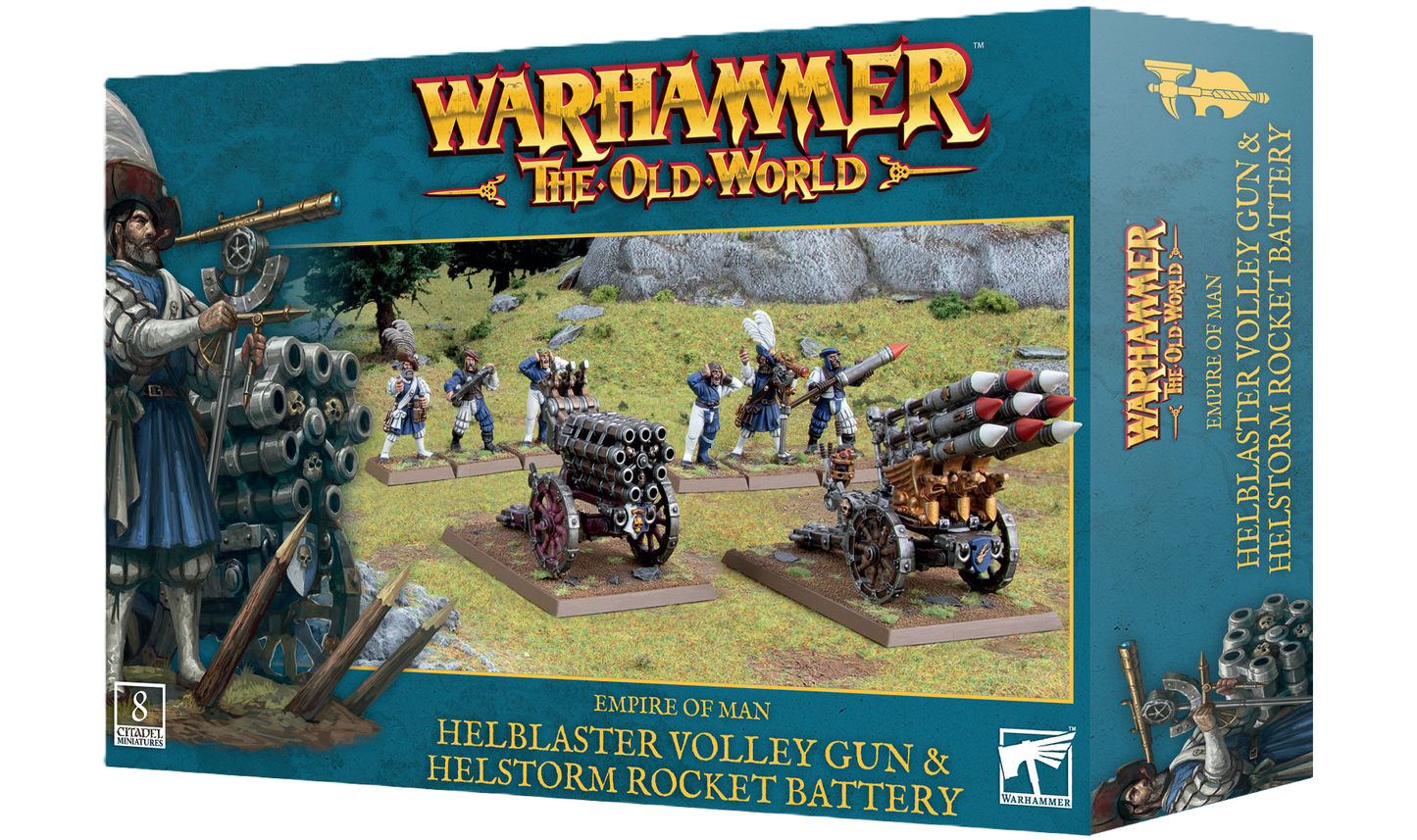 THE OLD WORLD: EMPIRE OF MAN HELBLASTER VOLLEYGUN / HELSTORM BATTERY