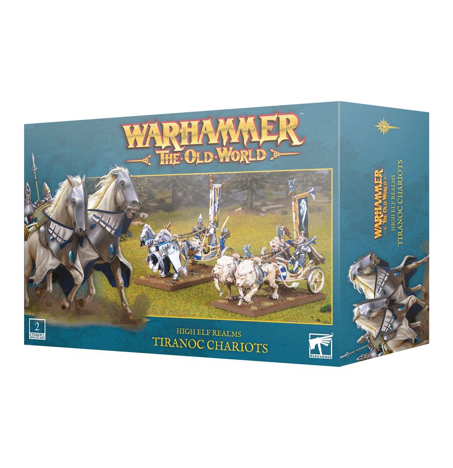 THE OLD WORLD: HIGH ELF REALMS TIRANOC CHARIOTS (D)
