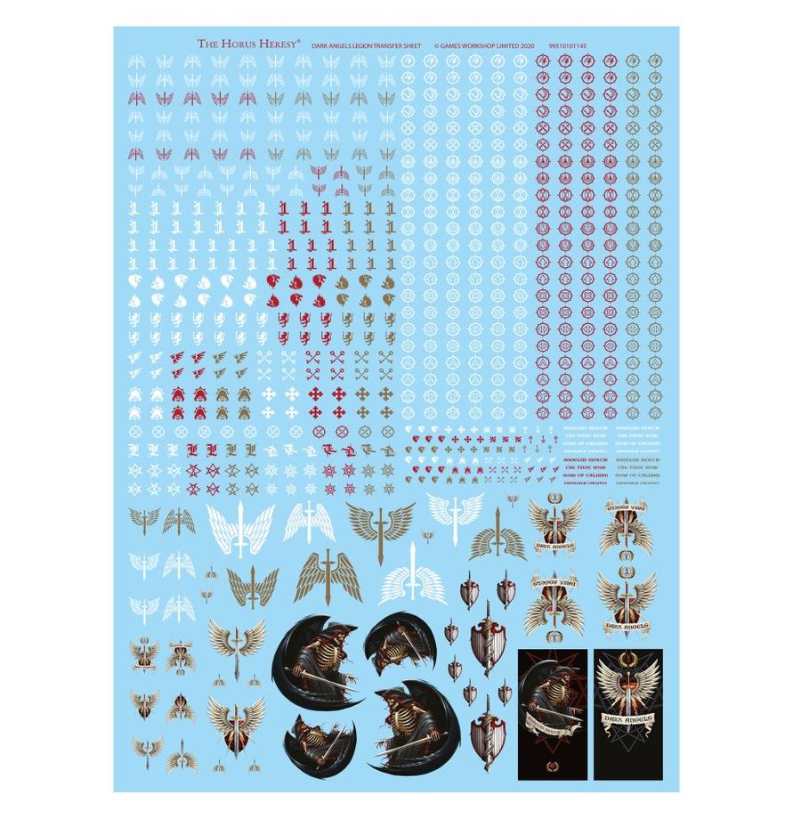Dark Angels Legion Transfer Sheet (D)