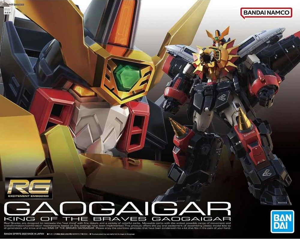 RG Gaogaigar Bandai Model Kit Gunpla