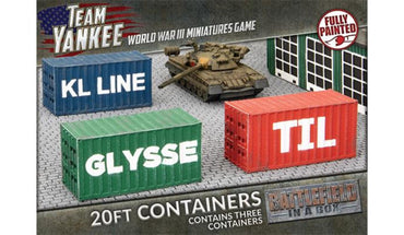 Battlefield In a Box - Modern: 20ft Shipping Containers (x3)