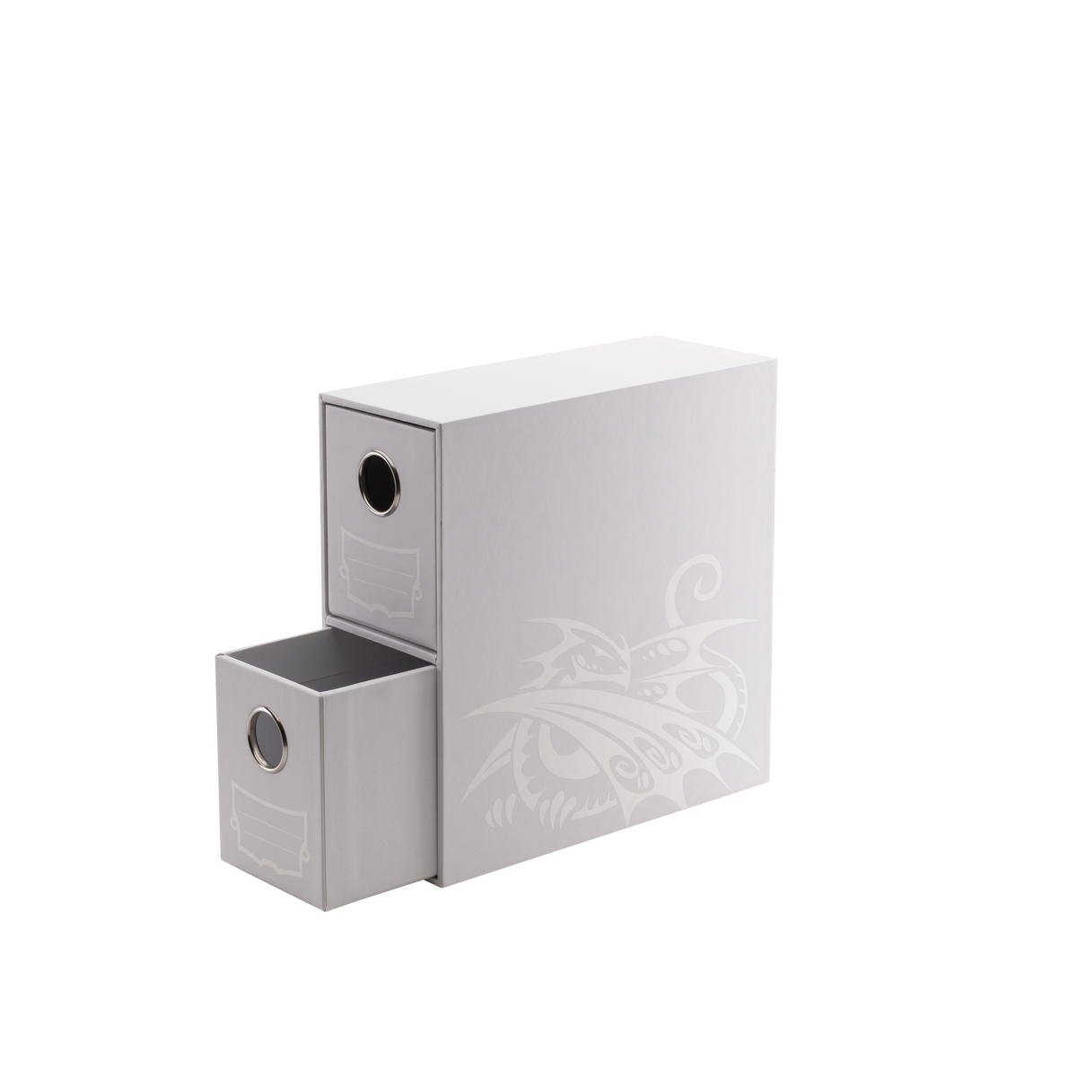 Dragon Shield Fortress Card Drawers Vertical-2 - White