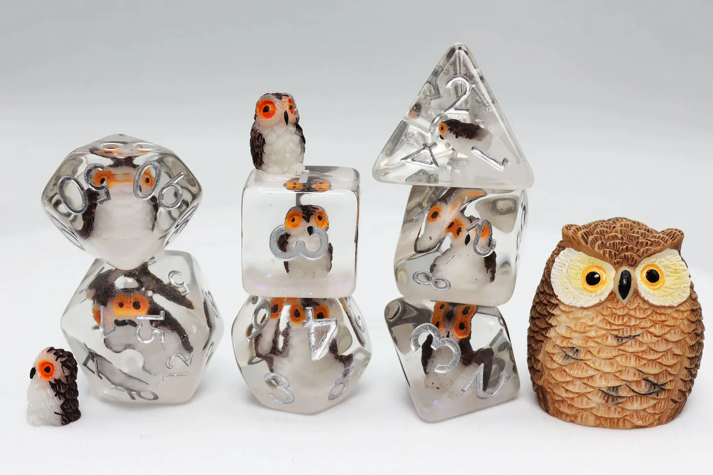 Wise Owl RPG Dice Set