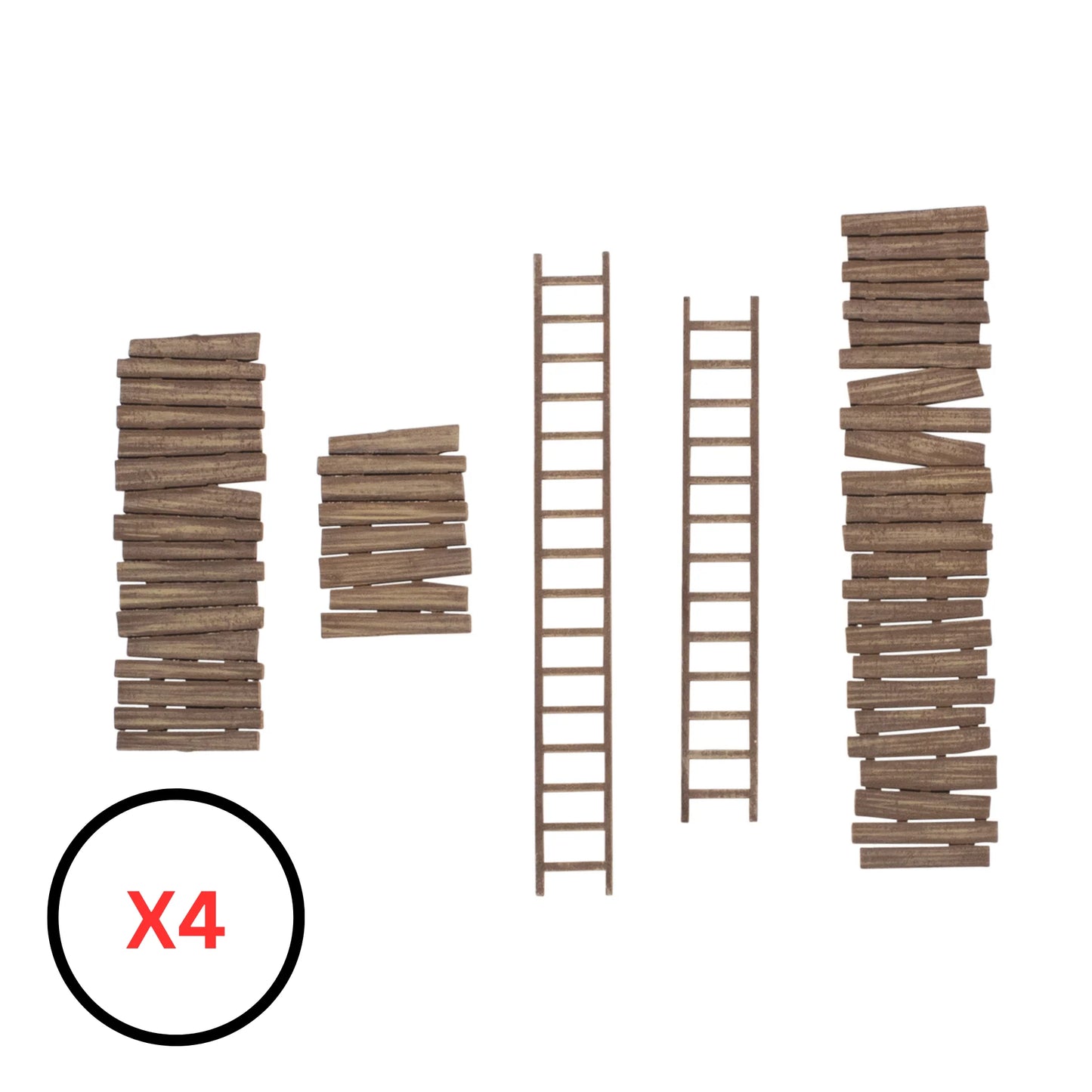 Bolt Action MDF Ladders and Walkways Pack