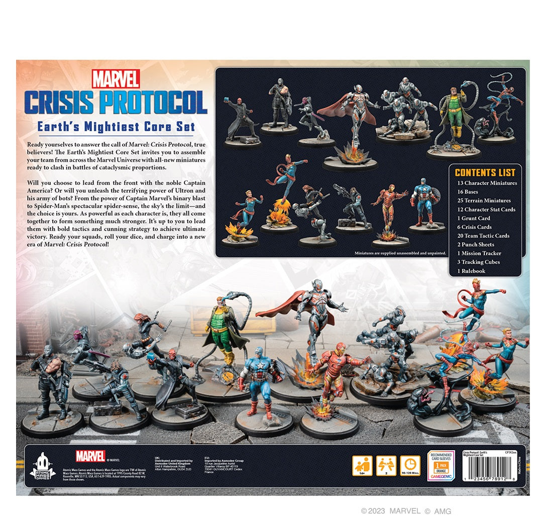 Marvel Crisis Protocol - Earth's Mightiest Core Set