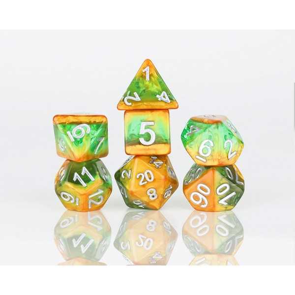 Rainforest Polyhedral Dice Set - Sirius Dice