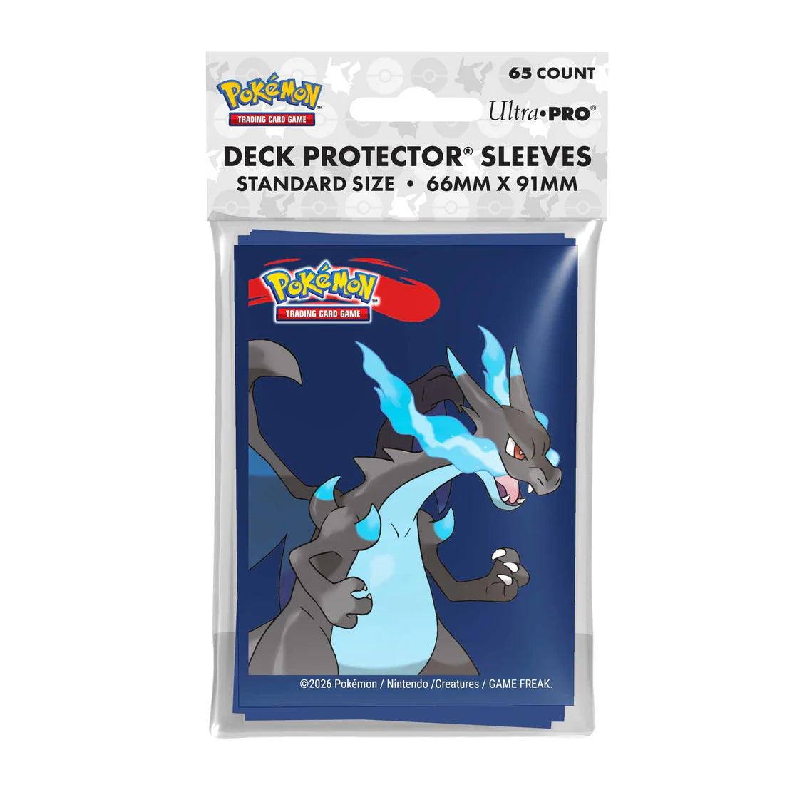 Ultra Pro Pokémon: Mega Charizard X 65ct Deck Protectors Sleeves