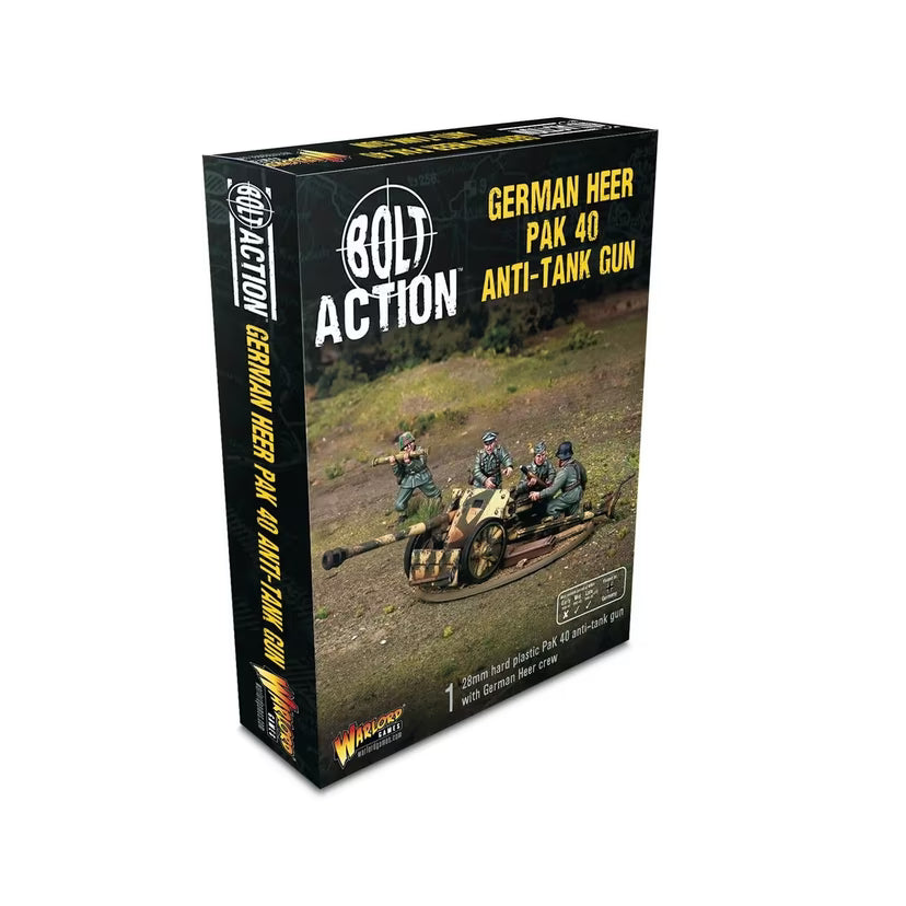 Bolt Action German Pak 40 Anti-tank Gun