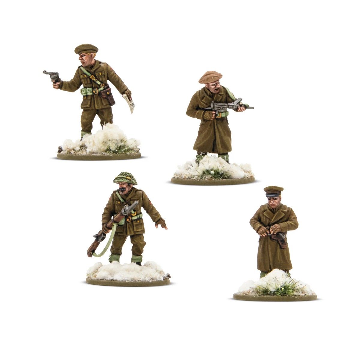 Bolt Action British & Canadian (Winter) Platoon Commanders