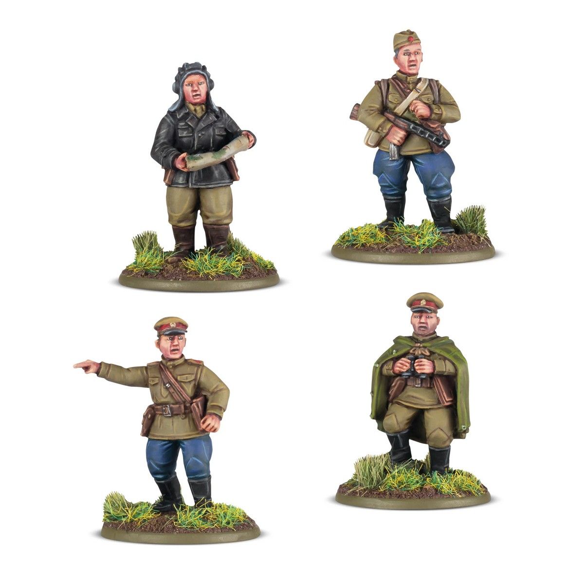 Bolt Action Soviet Army Platoon Commanders