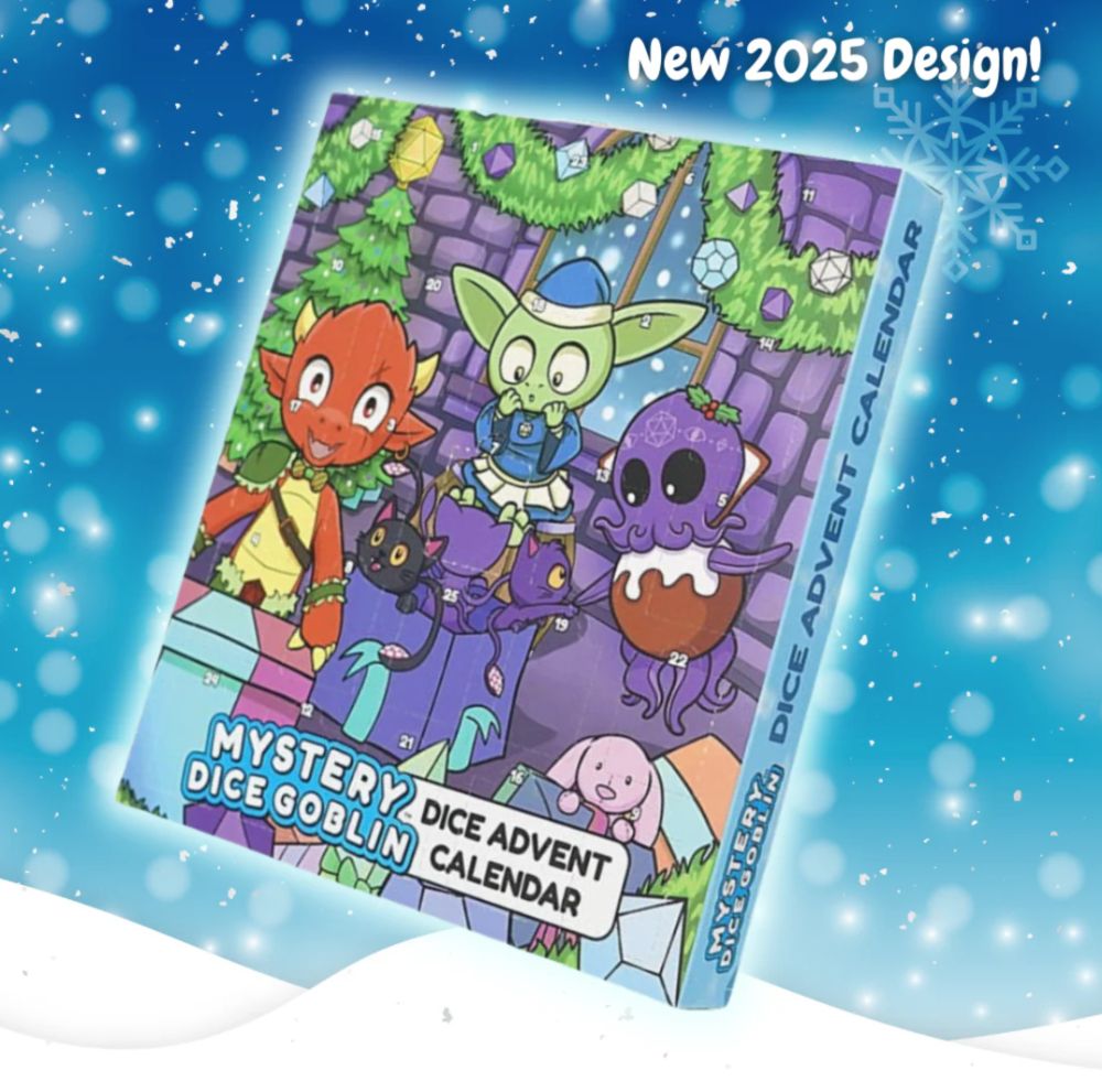2025 Christmas Dice Advent Calendar - Mystery Dice Goblin