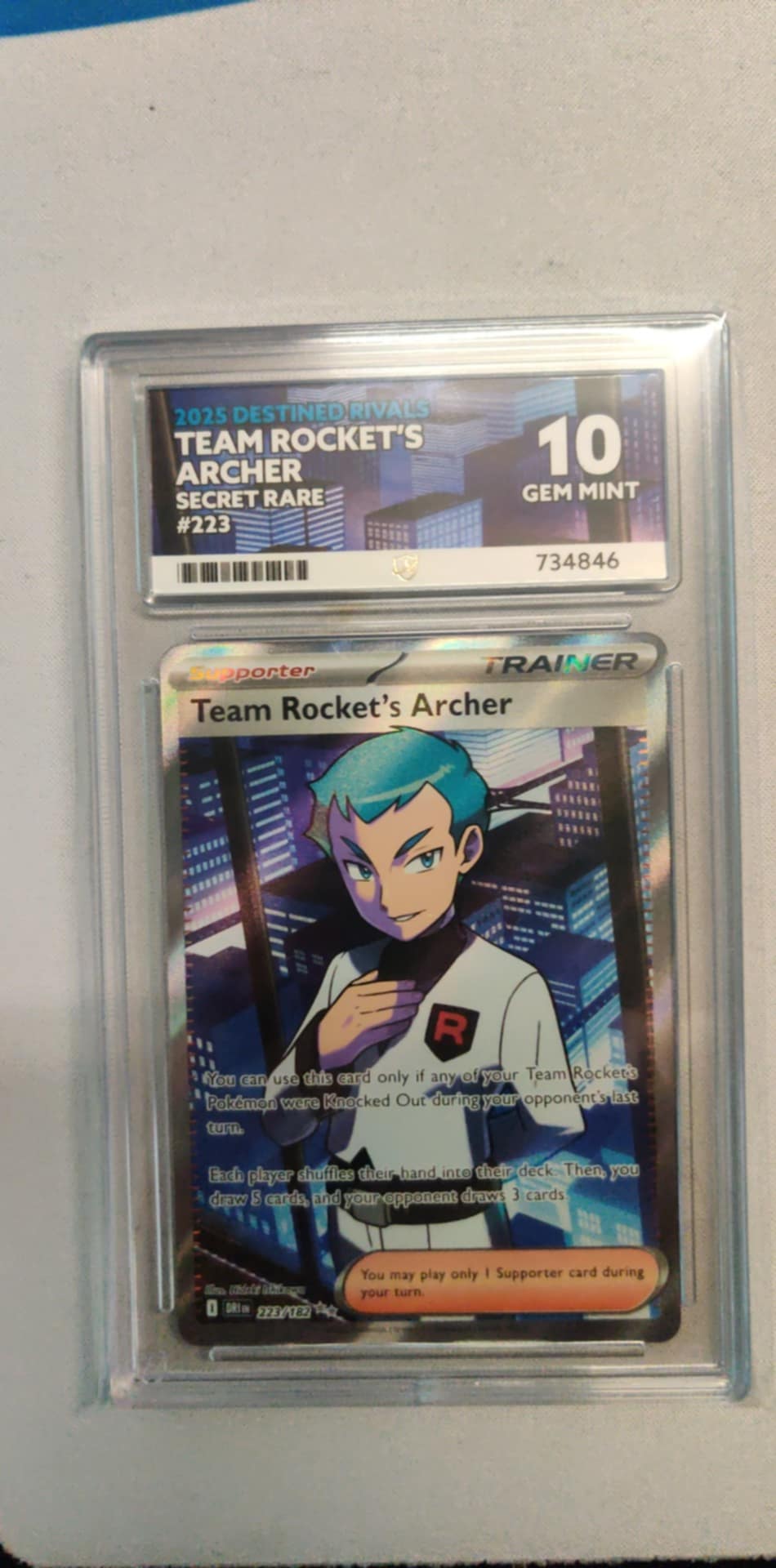 Team Rocket's Archer 223 SVDR English ACE-10