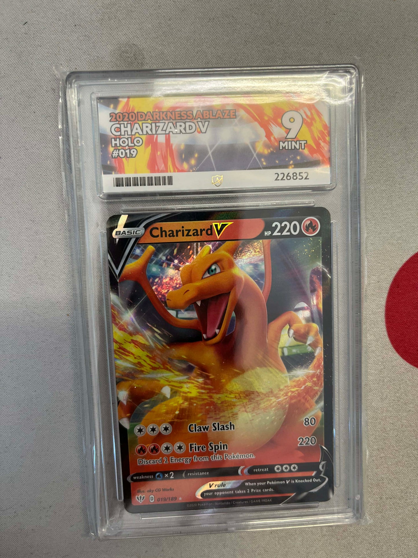 Charizard V SWSH3019 English ACE-9