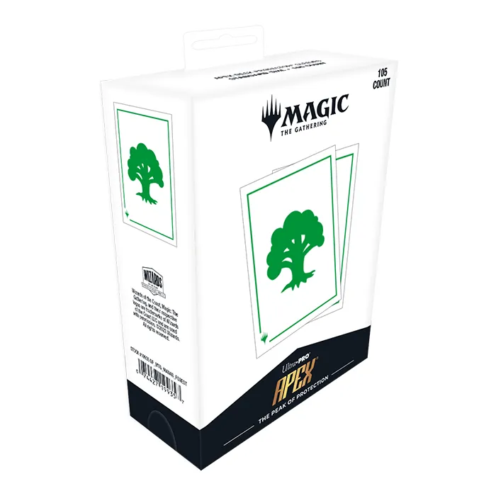 Ultra Pro - Magic The Gathering - Mana 8 - 105ct Apex Deck Protector Sleeves - Forest