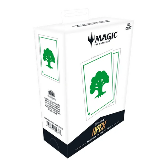 Ultra Pro - Magic The Gathering - Mana 8 - 105ct Apex Deck Protector Sleeves - Forest