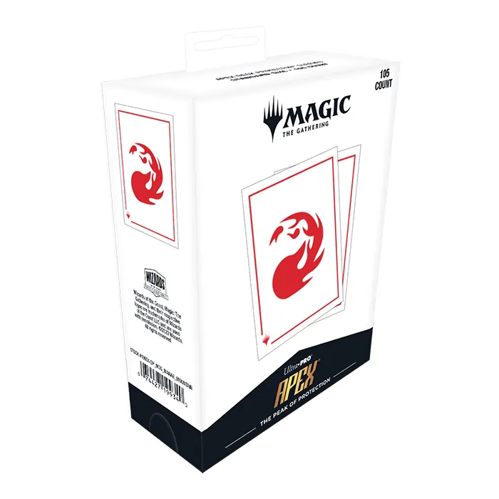 Ultra Pro - Magic The Gathering - Mana 8 - 105ct Apex Deck Protector Sleeves - Mountain