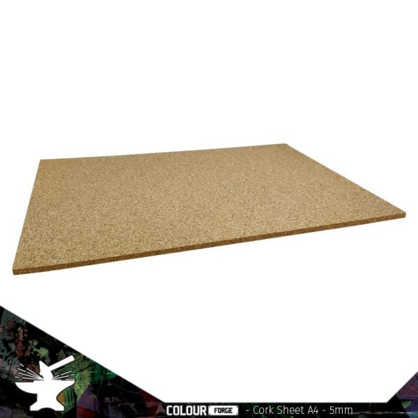 The Colour Forge Cork Sheet 2mm A4