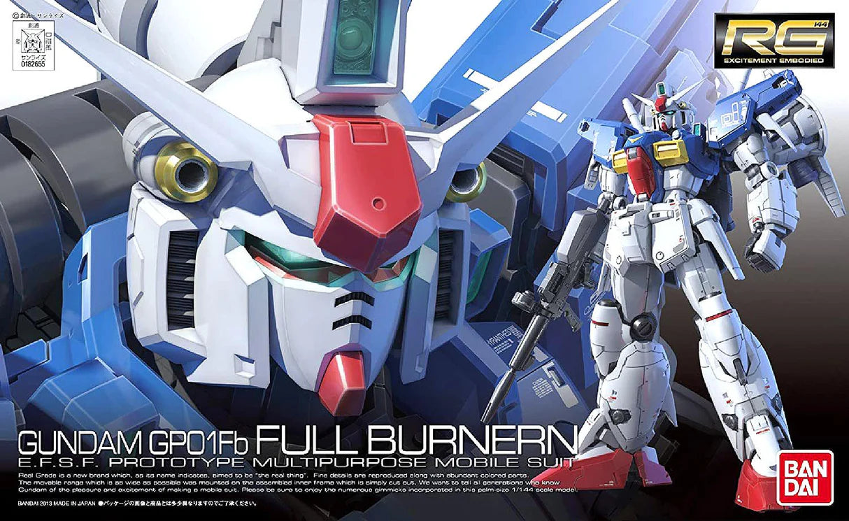 RG RX-78 GP01-FB full burnern 1/144 Bandai Model Kit Gunpla