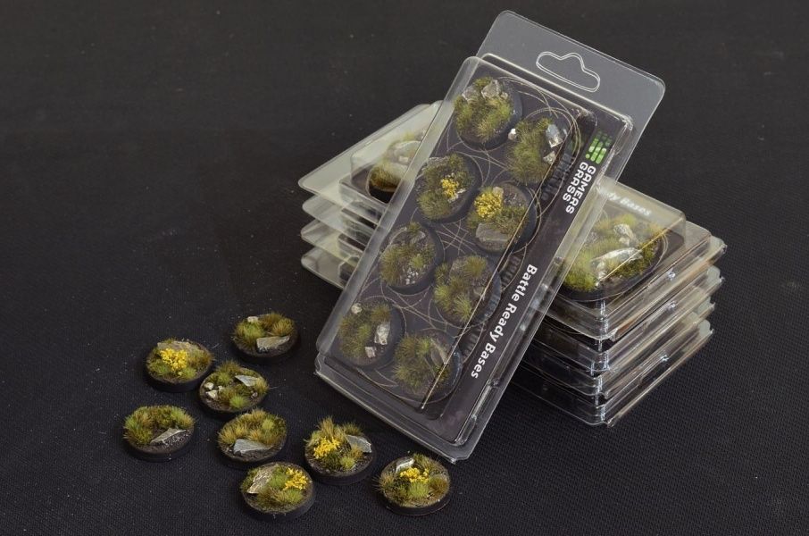 Highland Bases Round 32mm (x8) - Battlefield Ready - Gamers Grass