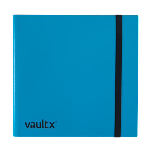 Vault X 12-Pocket Strap Binder Blue